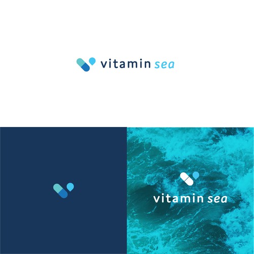 Hip logo for a health beverage