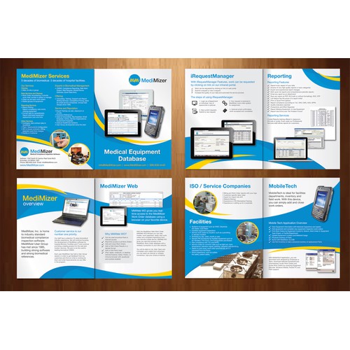 New brochure design wanted for MediMizer, Inc Software