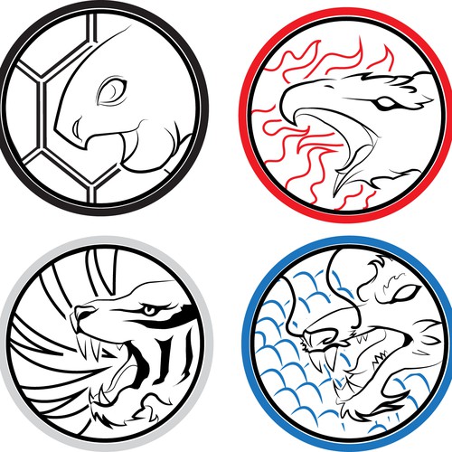 Japanese style crests