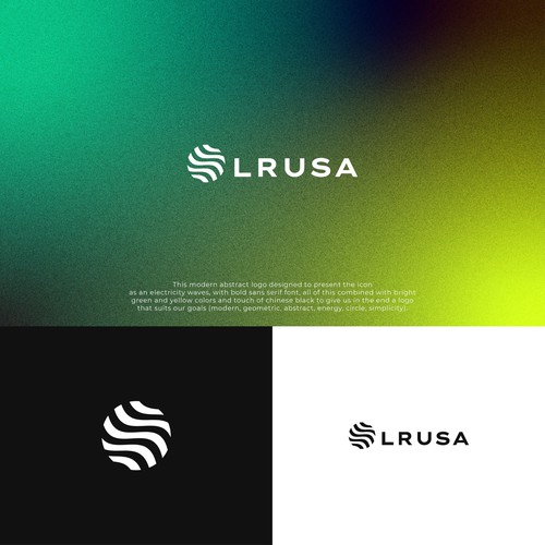 Abstract Logo Design for electricity and lighting company