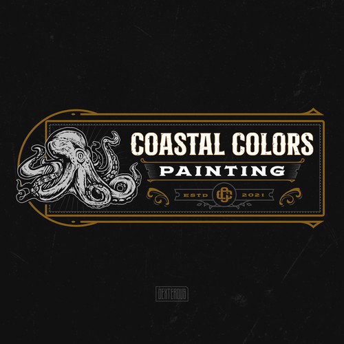 Coastal Colors Painting Logo