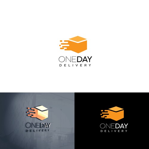 concept logo  delivery