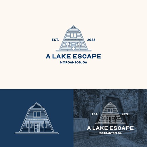 A LAKE ESCAPE - Logo Concept