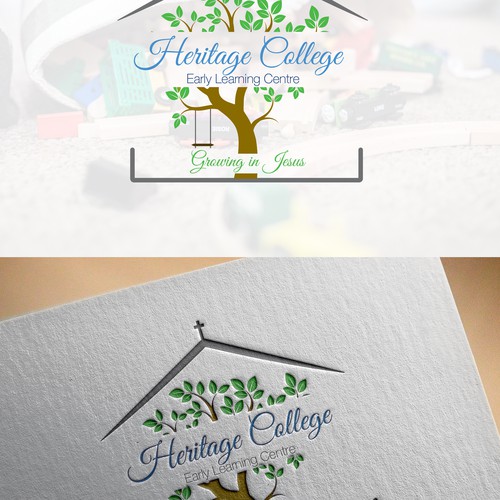 Logo design for christian kindergarten