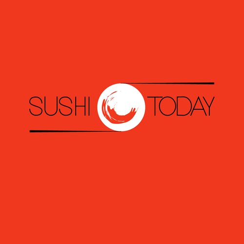 Create a logo for an All-You-Can-Eat restaurant called 'Sushi Today'