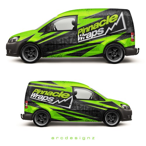 VW caddy wrap for pinnacle wraps