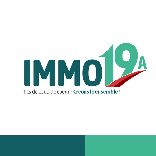 Immo 19A — Real Estate Agency Logo Design