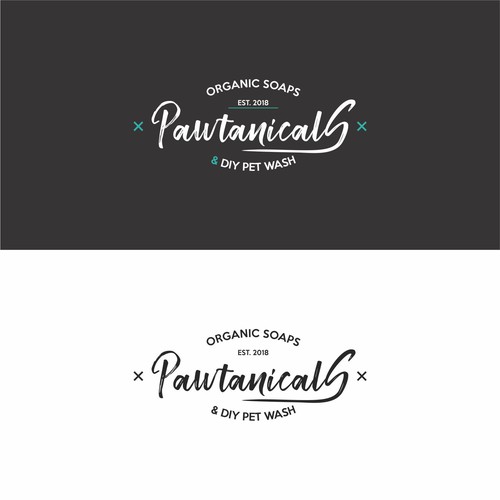 desing logo pawtanicals organic soaps and diy pet wash