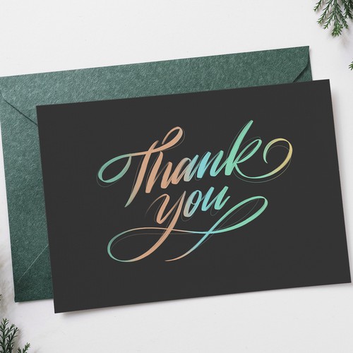 Thank you card