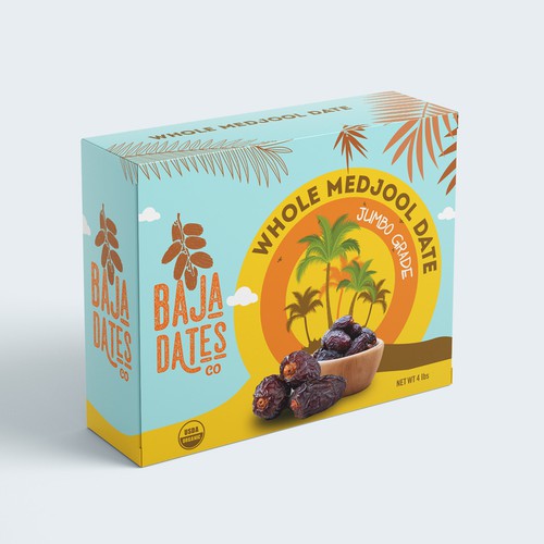 Medjool Date Package design 