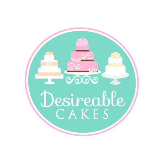 Create the next logo for desireable cakes