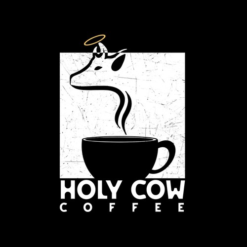 Logo for "Holy Cow Coffee"