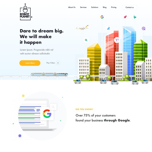 Digital agency webdesign