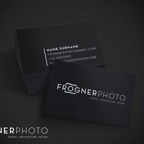 Logo concept #1 for photographer site