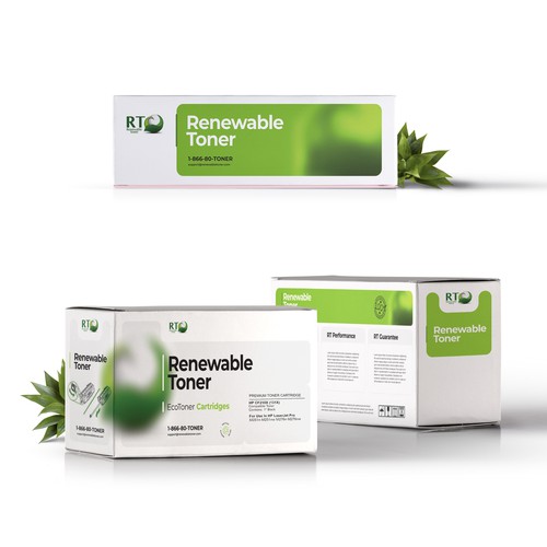Product Packaging for Renewable Toner