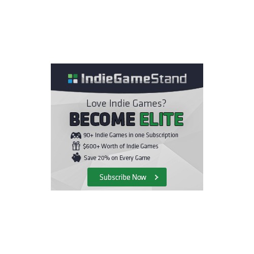 Banner Ad for Indie Game Stand