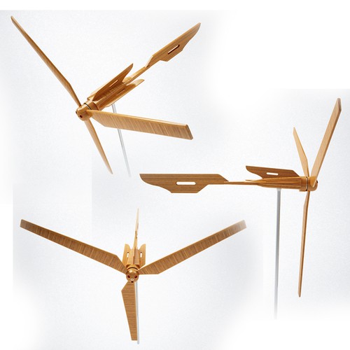 Wooden Wind Turbine