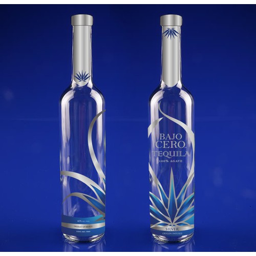 Trendy, Sleek, Sophisticated label design for Bajo Cero 100% Tequila!! 