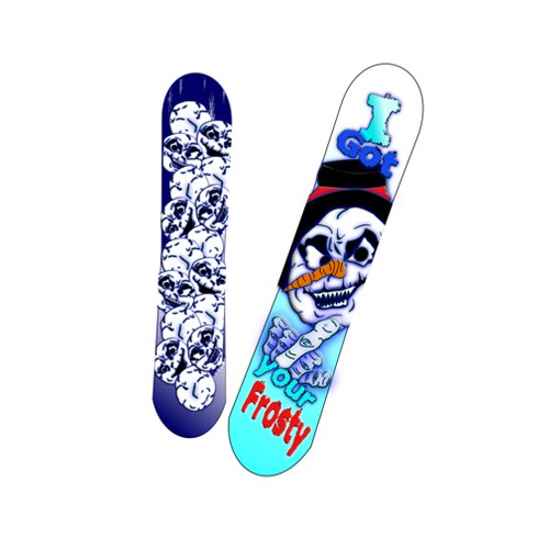 Snowboard design for a new brand.