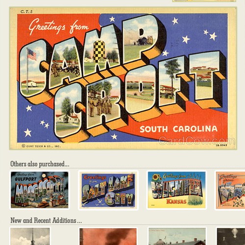 Vintage Postcard website