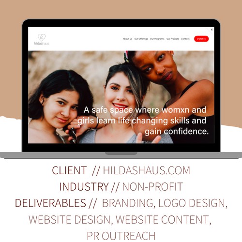 Website design for non-profit