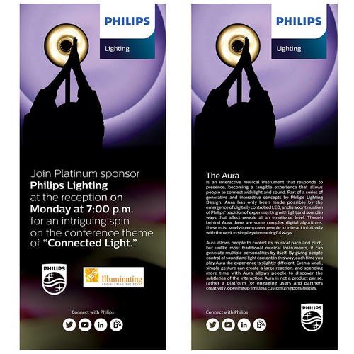 Lighting Convention Roll up Banner