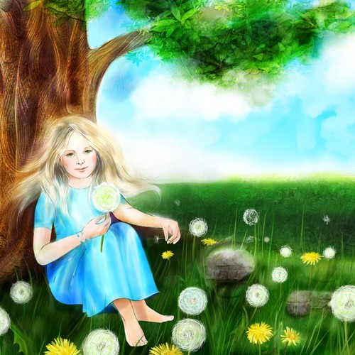 Young Girl who finds her Power through her Emotions