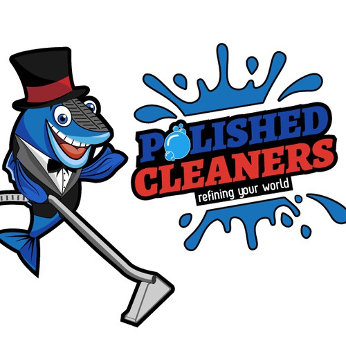 Design a simple yet bold carpet cleaning logo that is eye catching on side of a van.