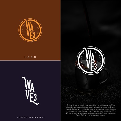 Logo concept for a coffee shop