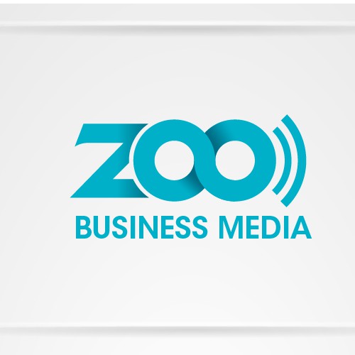 logo and business card for Zoo Business Media. 
