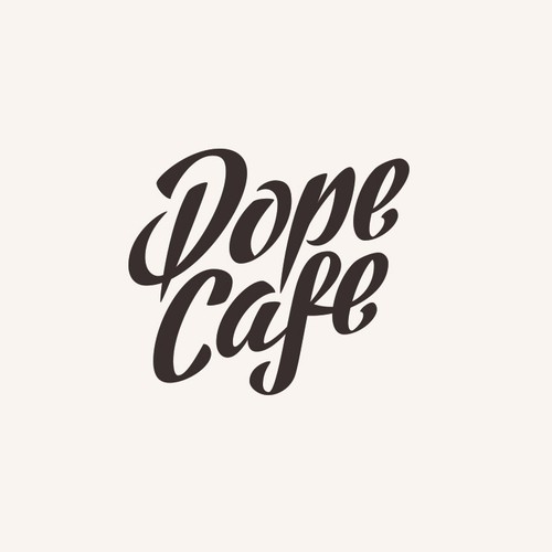 Coffee Shop Lettering Logo Design