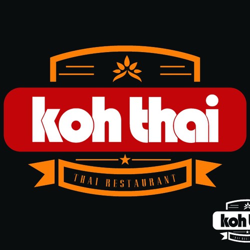 Create the brand image for a modern Thai restaurant chain