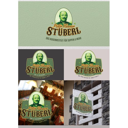 classic logo design for a restaurant