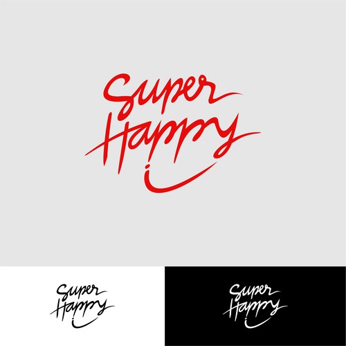 logo concep for supper happy
