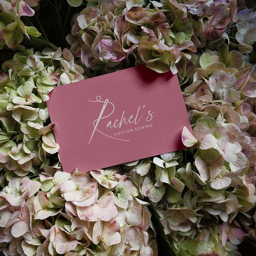 Logo design for Rachel Custom Sewing