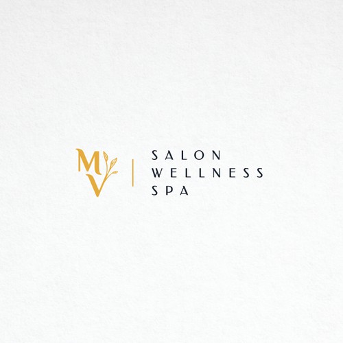 Logo proposition for MV wellness salon