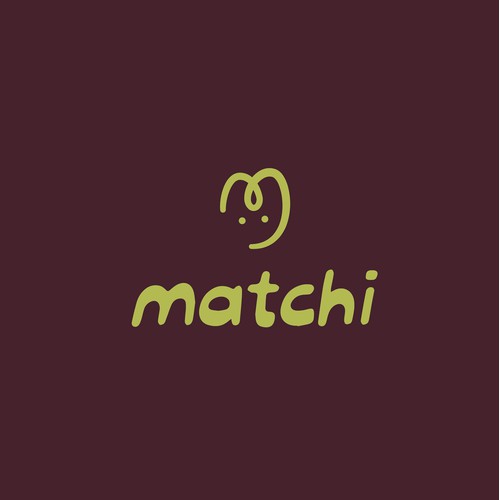 Playful logo for a matcha Brand