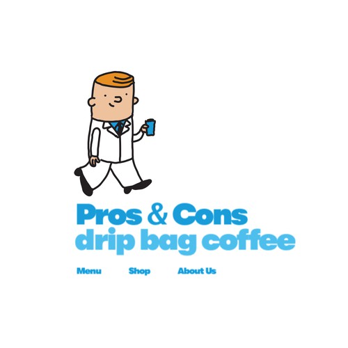 character for drip bag coffee brand
