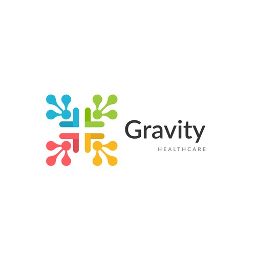 Logo and Business card for Gravity Healthcare