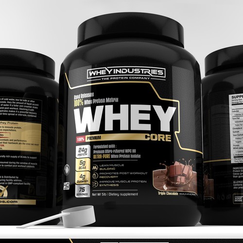 label design for Whey Industries