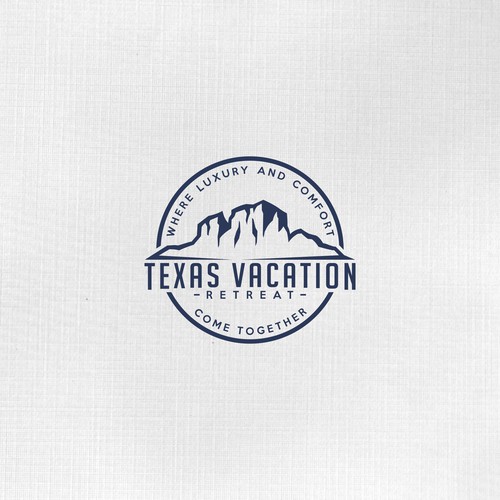 Simple logo design for Texas Vacation Retreat