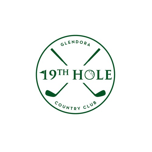 19th Hole golf logo