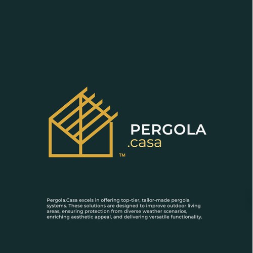 Pergola Casa logo concept