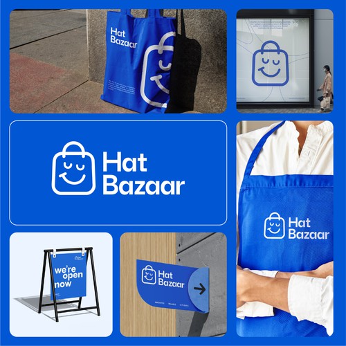 Hat Bazaar - Logo and Visual Identity Design