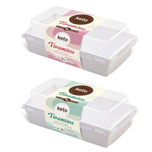 label for Keto cake