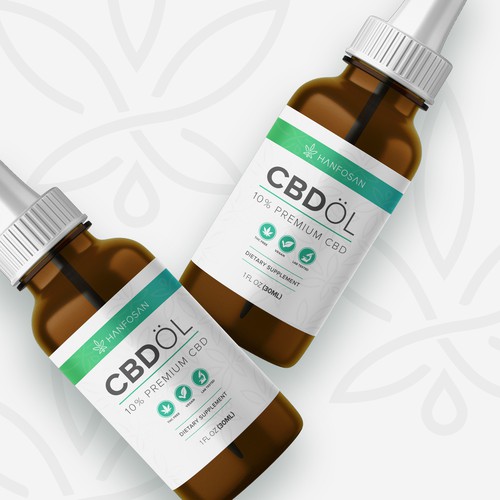 CBD Oil Label Design