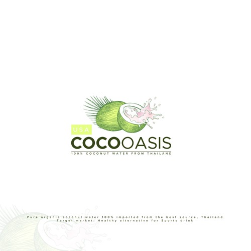 Logo for coconut water