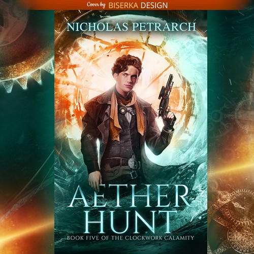 Aether Hunt Cover by Biserka Design