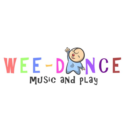 create a fun and playful logo for a children's creative dance franchise