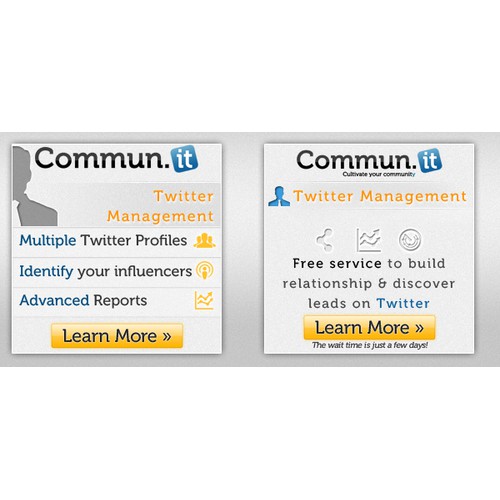 Create the next banner ad for Commun.it